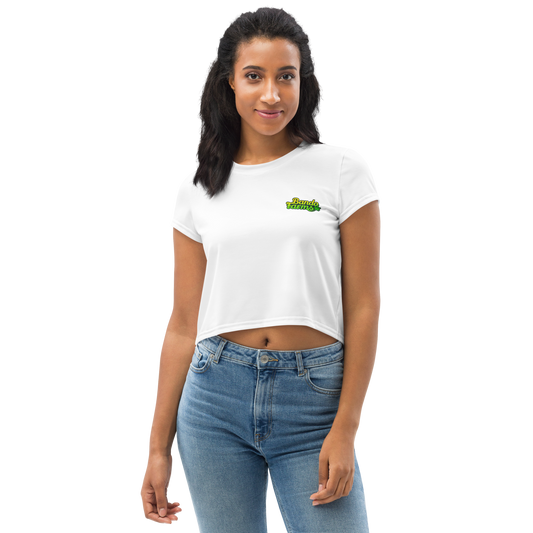 Women's Dual Logo Crop Tee